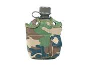 US Woodland Camo style 1L PVC Canteen