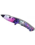 Folding Knife assisted opening Joker Poker 9cm blade w/Belt Clip
