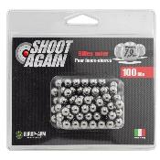 Shoot Again Blister of 100 Steel Balls for Slingshot (Dia.7.9mm)