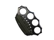 Knuckle Duster Black with paracord