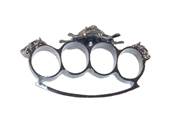 Knuckle Duster Grey Pirate Skull