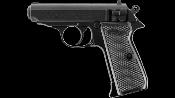 Walther PPK/S 4.5mm (.177) bb BK Metal Co2 Blowback 1.3J