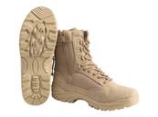 Tactical Cordura Zip Boots Tan T42/9