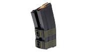 M4 Hi-Cap metal/ABS Double Magazine BK 800 BBs with Dummy bullets