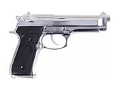 WE M92S Mate Chrome GAS Blowback 0.9J