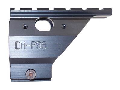 P99 CNC Aluminum 6 slots offset rail