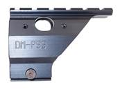 P99 CNC Aluminum 6 slots offset rail