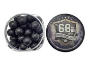 Box of 100 Rubber-Steel Balls Cal. 0.68