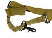 Guerilla Tactical Sling 1 point Bungee TAN