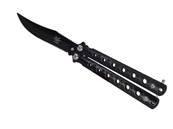 Butterfly Knife Black 7cm blade