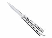 Butterfly Balisong Knife holey Grey