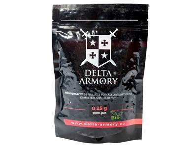 Delta Armory BIO BBs 0.25g bag 1000bbs