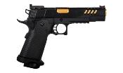 Golden Eagle Hi-Capa 5.1 Tactical2 Pistol GBB Full Metal BK/GOLD 0.8J