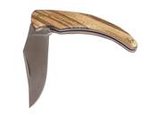 Folding Knife clear wood 18cm