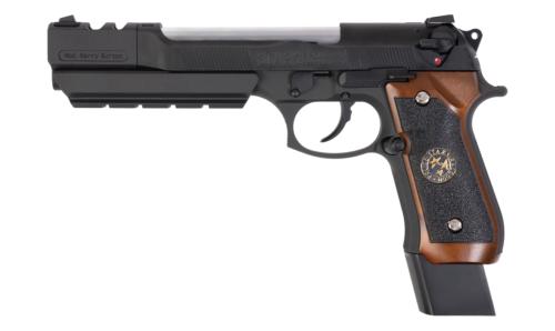 WE M92 Samuraï Edge BioHazard B. Burton 6mm BK GBB Full Metal 0.9J
