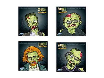 ASG shooting targets Zombies 14cm (x100)
