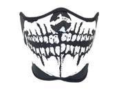 DMoniac "Skull" Neoprene Half Face Mask BLACK