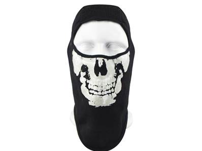 Guerilla Tactical Hood Skull BK