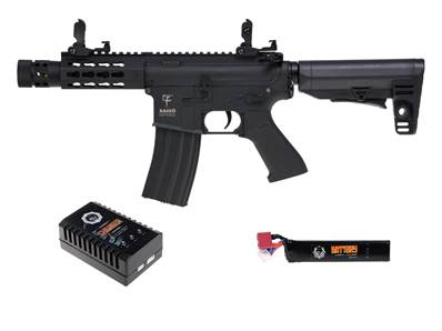 Saigo M4 Kenji Short BK AEG 1J Value Pack 11.1V