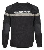 City Guard Pull Sécurité avec fenêtre noir L