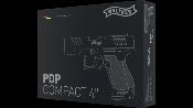Walther Pistol 6mm PDP Compact 4'' OR BK Metal Slide CO2 1.9J