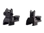 ASG Detachable front and rear flip-up sight