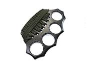 Knuckle Duster Black with paracord