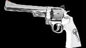 Smith & Wesson 629 Classic 4.5mm BB Co2 6.5" TM Full Metal Chrome <3J