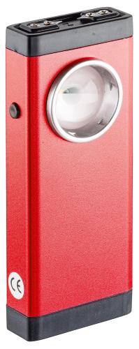 Shocker Red Vintage Pocket Flashlight 500K Volts 200 Lumens USB+Clip