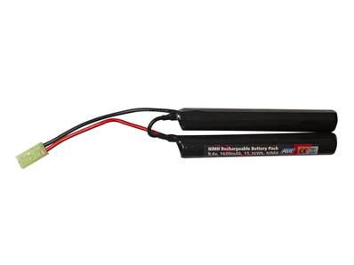 ASG Battery NiMH 9.6V 1600 mAh Tamiya plug mini 8 cells, 2 stick