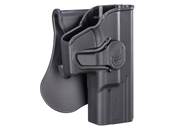 Amomax Polymer holster 360 G19 BK