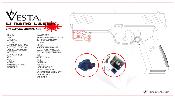 Vesta Defense Nano Laser USB Picatinny 21mm Waterproof