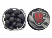 Box of 100 Rubber Balls Cal. 0.68