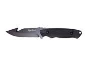 Fixed Knife with cutting notch 10cm blade + tactical holster