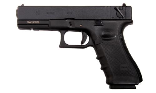 WE Pistol 18.4 BK GBB Full Metal Full-Auto 0.9J