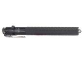Telescopic Truncheon 21 inches Dark Chrom spring operated rubber grip