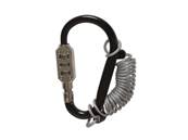 Carabiner w/ combination Lock BK