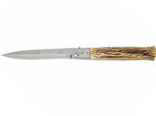 Automatic Knife Long Model Deer horn 14cm blade