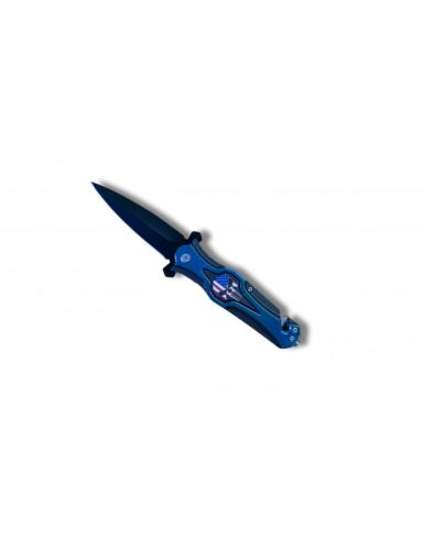Folding Knife Punisher 10cm Belt Clip - Belt cutter and glass breaker