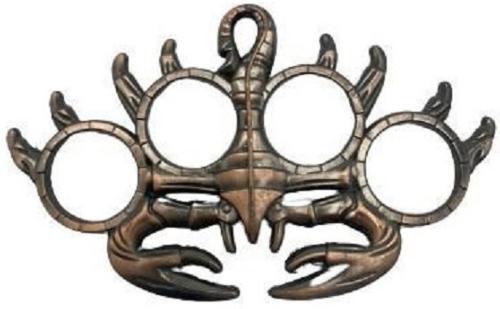 Knuckle Duster Bronze Green Scorpio