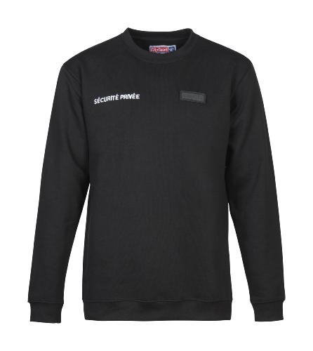 City Guard Sweat-shirt Sécurité Privée fenêtre Matricule noir 3XL