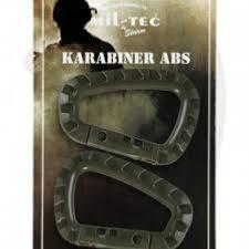 Miltec 2 carabiner ABS OD 8.4cm