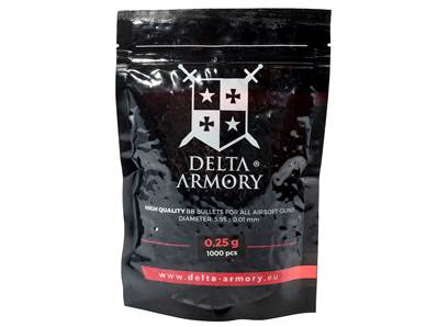 Delta Armory BBs 0.25g bag 1000bbs