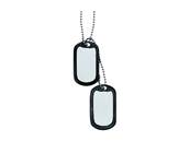 Blank US Dog Tag  Inox