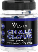 Vesta Bottle of 50 Chalk Cloud balls Cal. 0.50