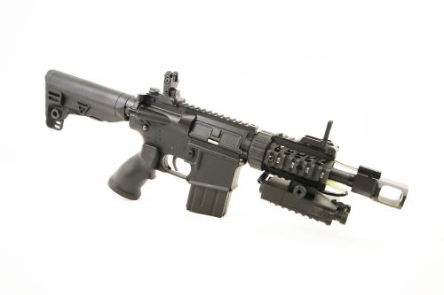 Golden Eagle Tanker PDW Full Metal/AMPEQ AEG 6mm 1J Value Pack