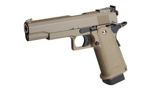 Golden Eagle Hi-Capa 5.1 Pistol GBB Full Metal Tan 0.8J