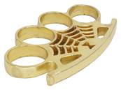 Knuckle Duster Spider Gold Metal 140gr