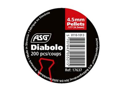 ASG Airgun Pellet Diabolo 4,5mm (x 200)