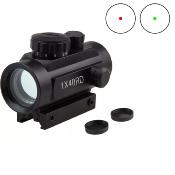 Tactical Ops 40mm red/green dot sight 21mm BK